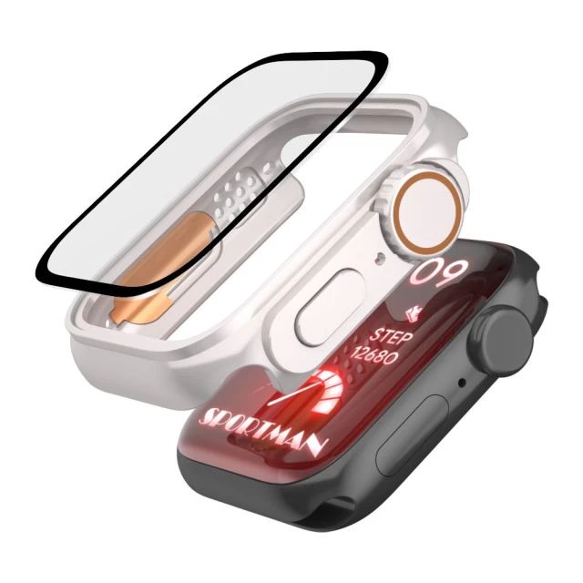 Чохол Tech-Protect Defense360 для Apple Watch 45 mm Titanium Orange (9490713934708)