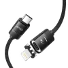 Кабель Tech-Protect UltraBoost Magnetic Cable Lightning & Type-C PD 27W | 3A 200cm Black (9490713934296)