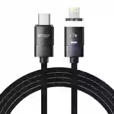 Кабель Tech-Protect UltraBoost Magnetic Cable Lightning & Type-C PD 27W | 3A 200cm Black (9490713934296)