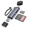 Адаптер Tech-Protect UltraBoost Card Reader SD & Micro SD Grey (9490713934685)