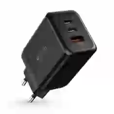 Мережевий зарядний пристрій Tech-Protect QC/PD 65W 2xUSB-C | USB-A Black (9490713934524)