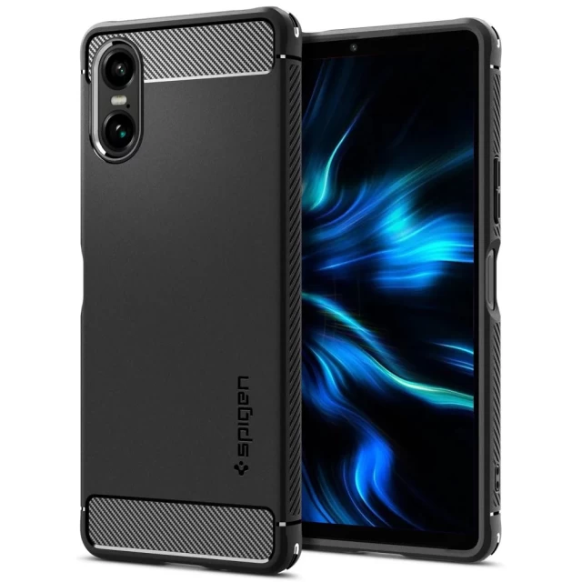 Чохол Spigen Rugged Armor для Sony Xperia 10 VI Matte Black (ACS08298)