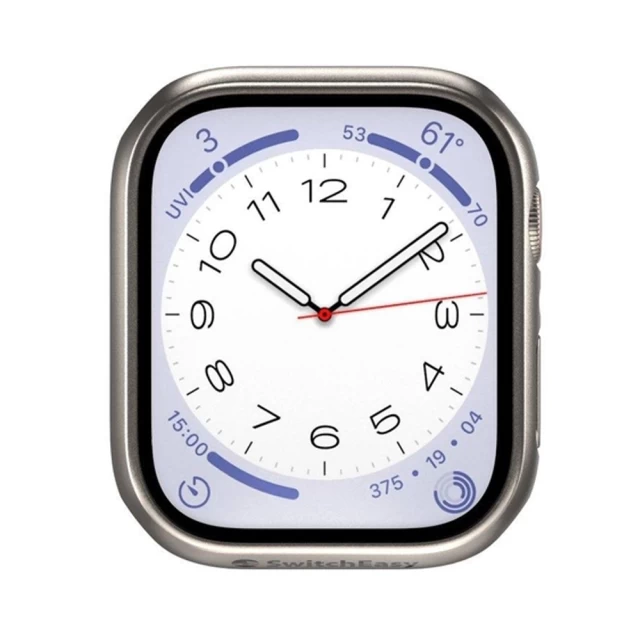 Чохол Switcheasy Hybrid для Apple Watch 45 mm Silver (SAW845089TT22)