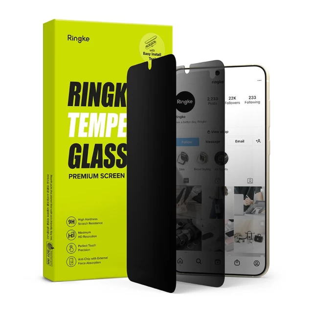 Захисне скло Ringke Privacy для Samsung Galaxy S23 Plus (8809919301756)