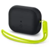 Чохол для навушників Spigen Silicone Fit Strap для AirPods Pro 1 | 2 Black Phantom Green (ACS05810)
