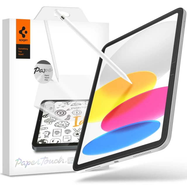 Защитная пленка Spigen Paper Touch для iPad 10.9 2022 Matte Clear (AFL05601)