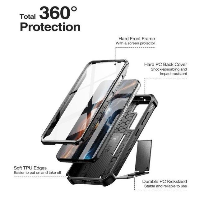 Чохол Tech-Protect KevlarPro для Samsung Galaxy S23 Black (9490713932285)