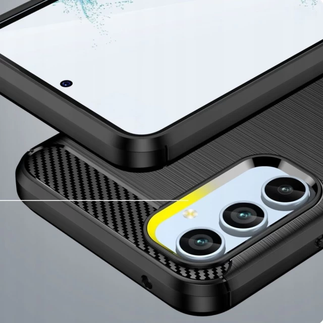 Чохол Tech-Protect TpuCarbon для Samsung Galaxy A34 5G Black (9490713931387)