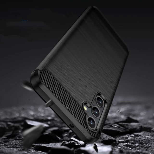 Чохол Tech-Protect TpuCarbon для Samsung Galaxy A14 5G Black (9490713931844)