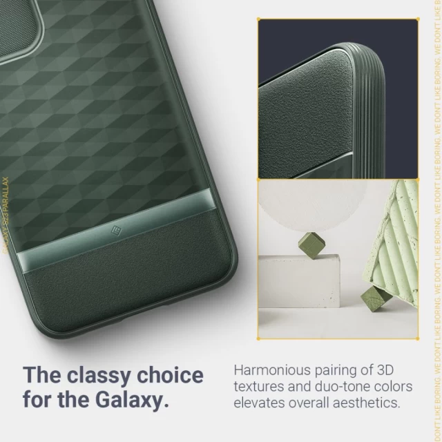Чохол Spigen Caseology Parallax для Samsung Galaxy S23 Midnight Green (ACS05991)