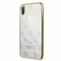 Чехол Guess 4G Transparent для iPhone XS Max Gold (GUHCI65TR4GG)