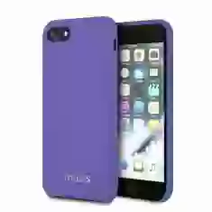 Чохол Guess Silicone для iPhone 8 | 7 Purple (GUHCI8LSGLUV)