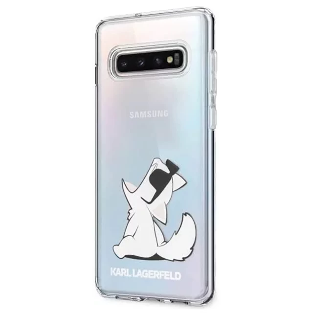 Чохол Karl Lagerfeld Choupette Fun для Samsung Galaxy S10 G973 Transparent (KLHCS10CFNRC)