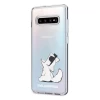 Чохол Karl Lagerfeld Choupette Fun для Samsung Galaxy S10 Plus G975 Transparent (KLHCS10PCFNRC)