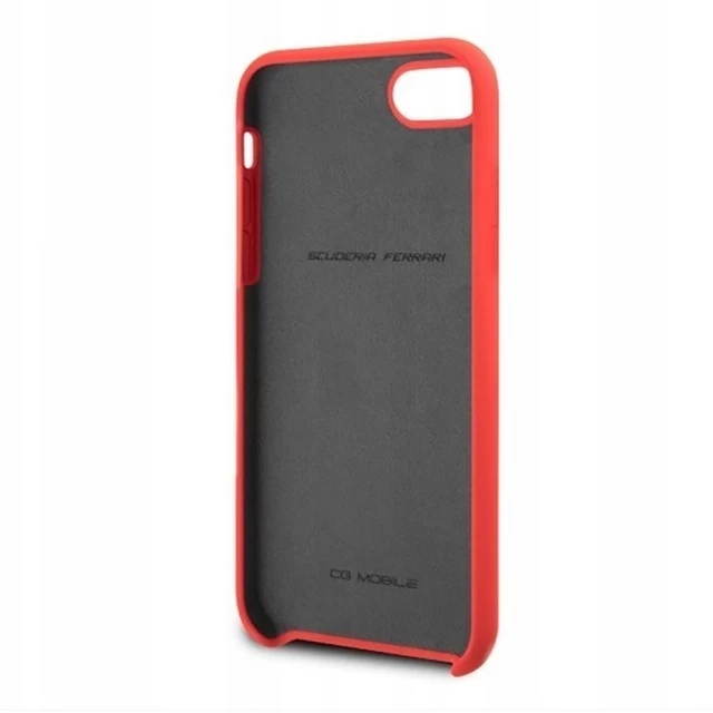 Чохол Ferrari для iPhone 7 | 8 | SE 2022/2020 Silicone Red (FESSIHCI8RE)