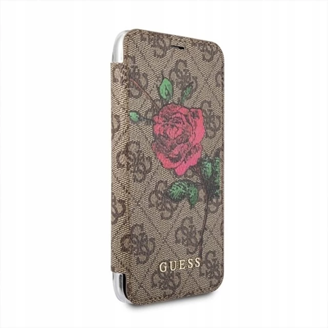 Чохол Guess 4G Flower Desire для iPhone X | XS Brown (GUFLBKPX4GROB)