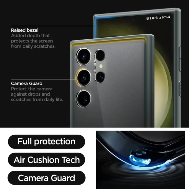 Чехол Spigen Ultra Hybrid для Samsung Galaxy S23 Ultra Frost Green (ACS06080)