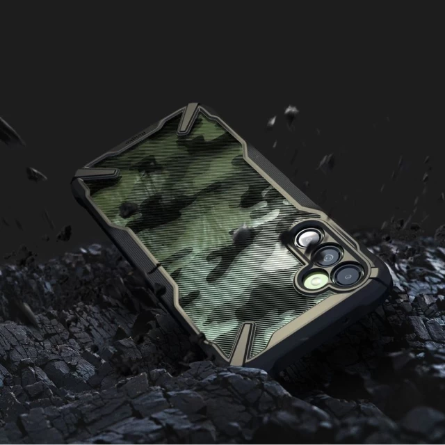 Чохол Ringke Fusion X для Samsung Galaxy A14 5G Camo Black (8809919303606)