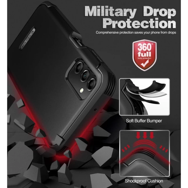 Чохол Tech-Protect Kevlar для Samsung Galaxy A14 5G Black (9490713932384)