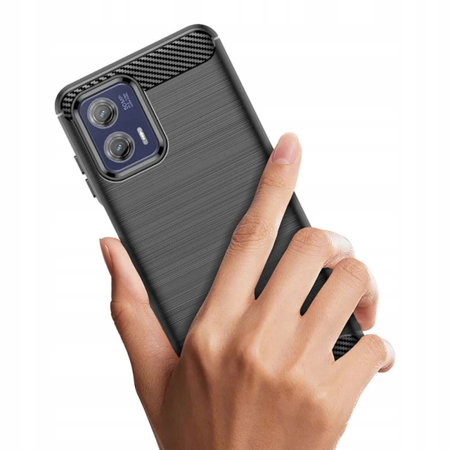 Чехол Tech-Protect TpuCarbon для Motorola Moto G73 5G Black (9490713932803)