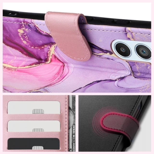 Чехол-книжка Tech-Protect Wallet для Samsung Galaxy A34 5G Marble (9490713931493)