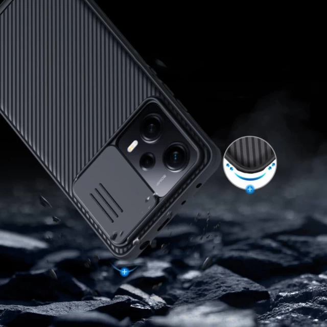 Чохол Nillkin CamShield для Xiaomi Redmi Note 12 | Poco X5 5G Black (6902048260405)