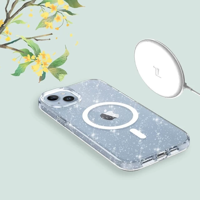 Чехол Tech-Protect FlexairHybrid для iPhone 13 mini Glitter with MagSafe (9490713933077)