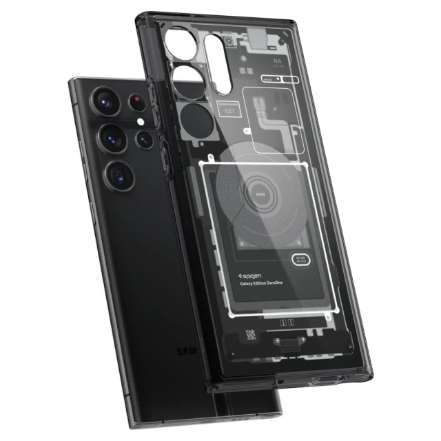 Чехол Spigen Ultra Hybrid для Samsung Galaxy S23 Ultra Zero One (ACS05620)