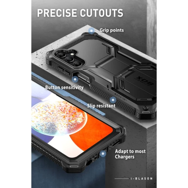 Чехол и защитное стекло Supcase IBLSN Armorbox для Samsung Galaxy A14 (A145 | A146) Black (843439121829)
