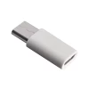 Адаптер HRT USB-C to MicroUSB White (7426803923835)