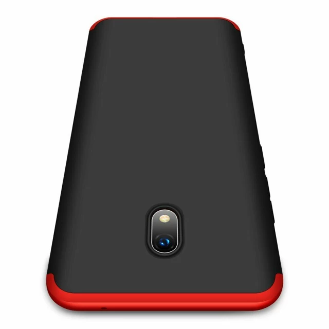 Чехол GKK 360 для Xiaomi Redmi 8A Black/Red (7426825377296)