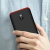 Чехол GKK 360 для Xiaomi Redmi 8A Black/Red (7426825377296)