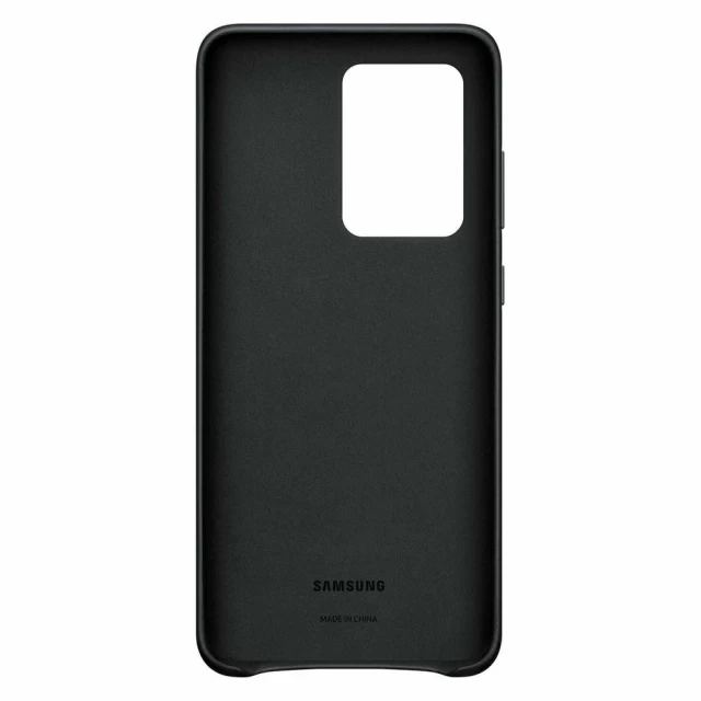Чохол Samsung Leather Cover для Samsung Galaxy S20 Ultra Black (EF-VG988LBEGEU)