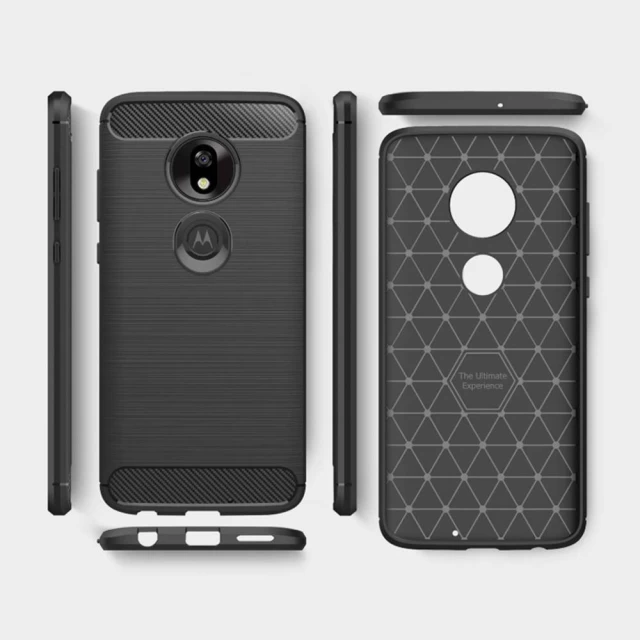 Чохол HRT Carbon Case для Motorola Moto G7 Play Black (7426825366566)