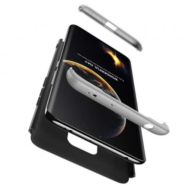 Чохол GKK 360 для Huawei Mate 20 Black/Silver (7426825361349)