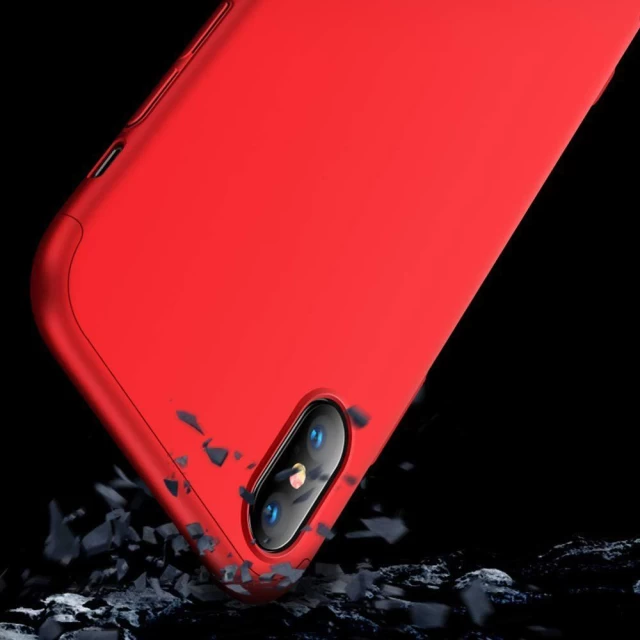 Чехол GKK 360 для iPhone XS Max Red (7426825356901)