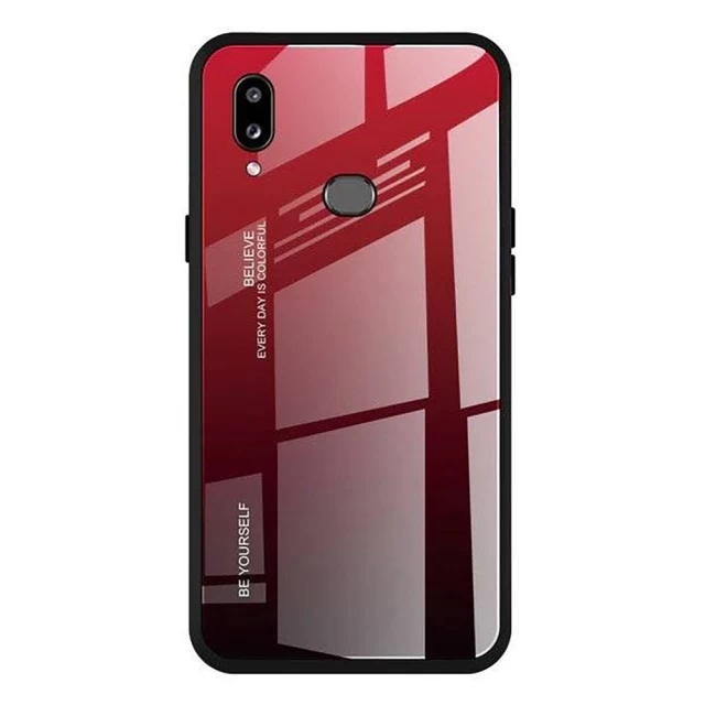 Чохол HRT Gradient Glass для Samsung Galaxy A20e Black/Red (9111201890657)