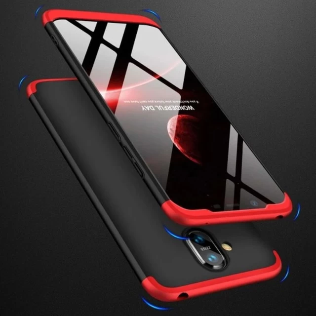 Чехол GKK 360 для Nokia 8.1 | X7 Black/Red (7426825362759)