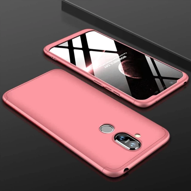 Чохол GKK 360 для Nokia 8.1 | X7 Pink (7426825362810)