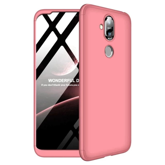 Чехол GKK 360 для Nokia 8.1 | X7 Pink (7426825362810)
