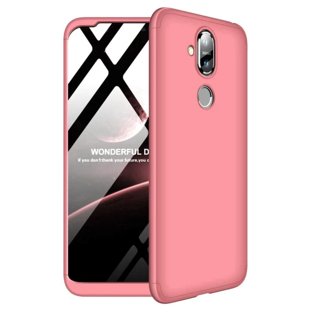 Чохол GKK 360 для Nokia 8.1 | X7 Pink (7426825362810)