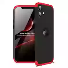 Чехол GKK 360 для iPhone 12 Black/Red (9111201914926)