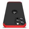 Чехол GKK 360 для iPhone 12 Pro Max Black/Red (9111201914971)