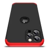 Чохол GKK 360 для iPhone 12 Pro Max Black/Red (9111201914971)