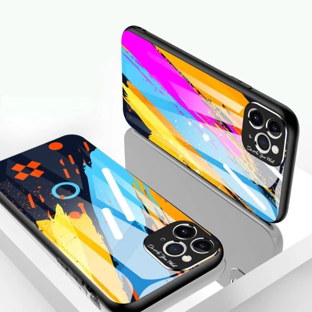 Чехол HRT Color Glass для iPhone 11 Pro Multicolor (9111201905504)