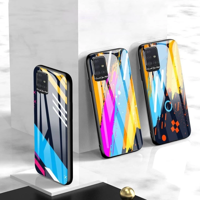 Чехол HRT Color Glass для Samsung Galaxy A71 Multicolor (9111201905764)