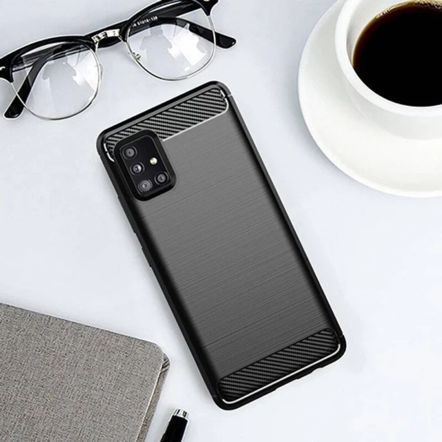 Чехол HRT Carbon для Samsung Galaxy M51 Black (9111201915206)