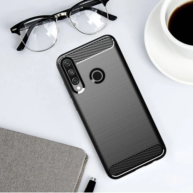 Чехол HRT Carbon для Huawei Y6p Black (9111201904996)