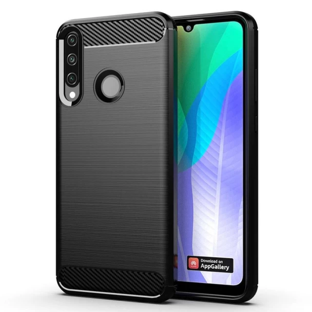 Чехол HRT Carbon для Huawei Y6p Black (9111201904996)