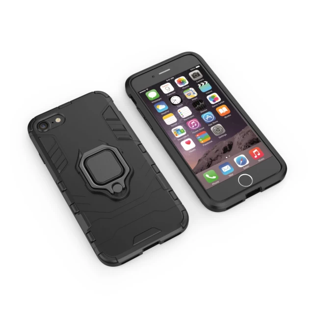 Чехол HRT Ring Armor для iPhone SE 2022/2020 | 8 | 7 Black (9111201914476)